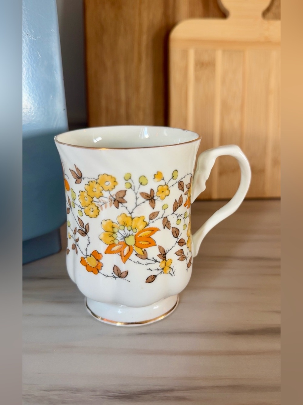 Vintage Retro Hitkari Bone China Mug
